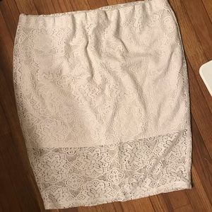 Lace Pencil Skirt